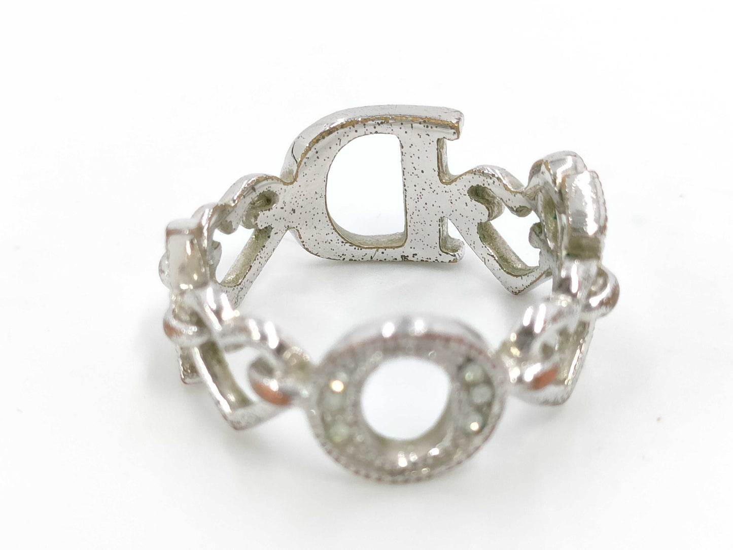 Dior Logo Heart Stone Ring