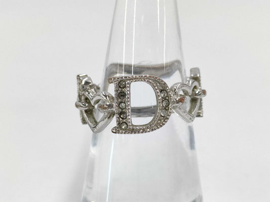 Dior Logo Heart Stone Ring