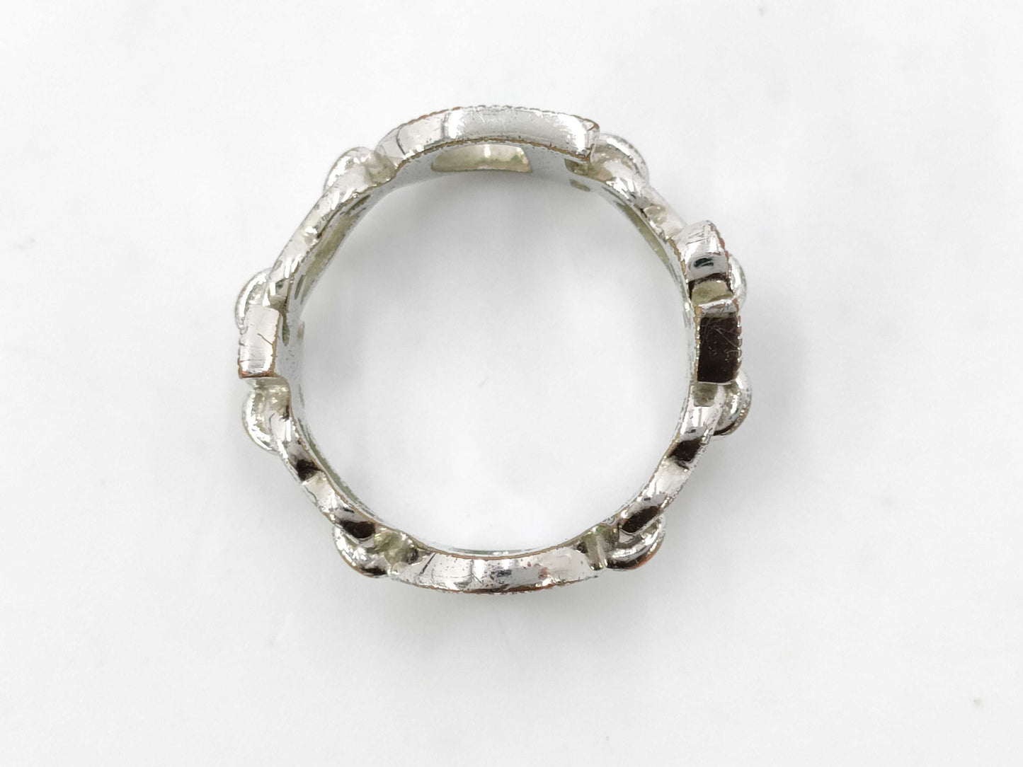 Dior Logo Heart Stone Ring