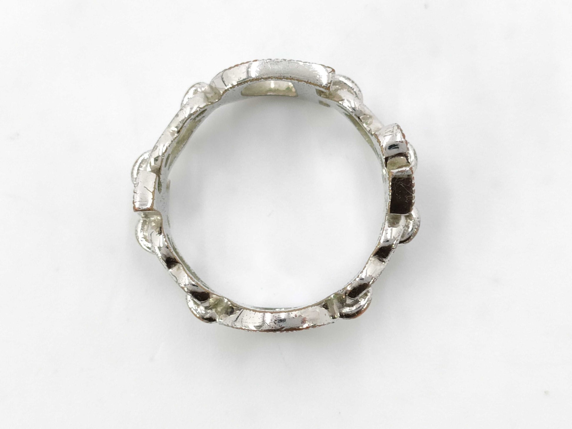 Dior Logo Heart Stone Ring