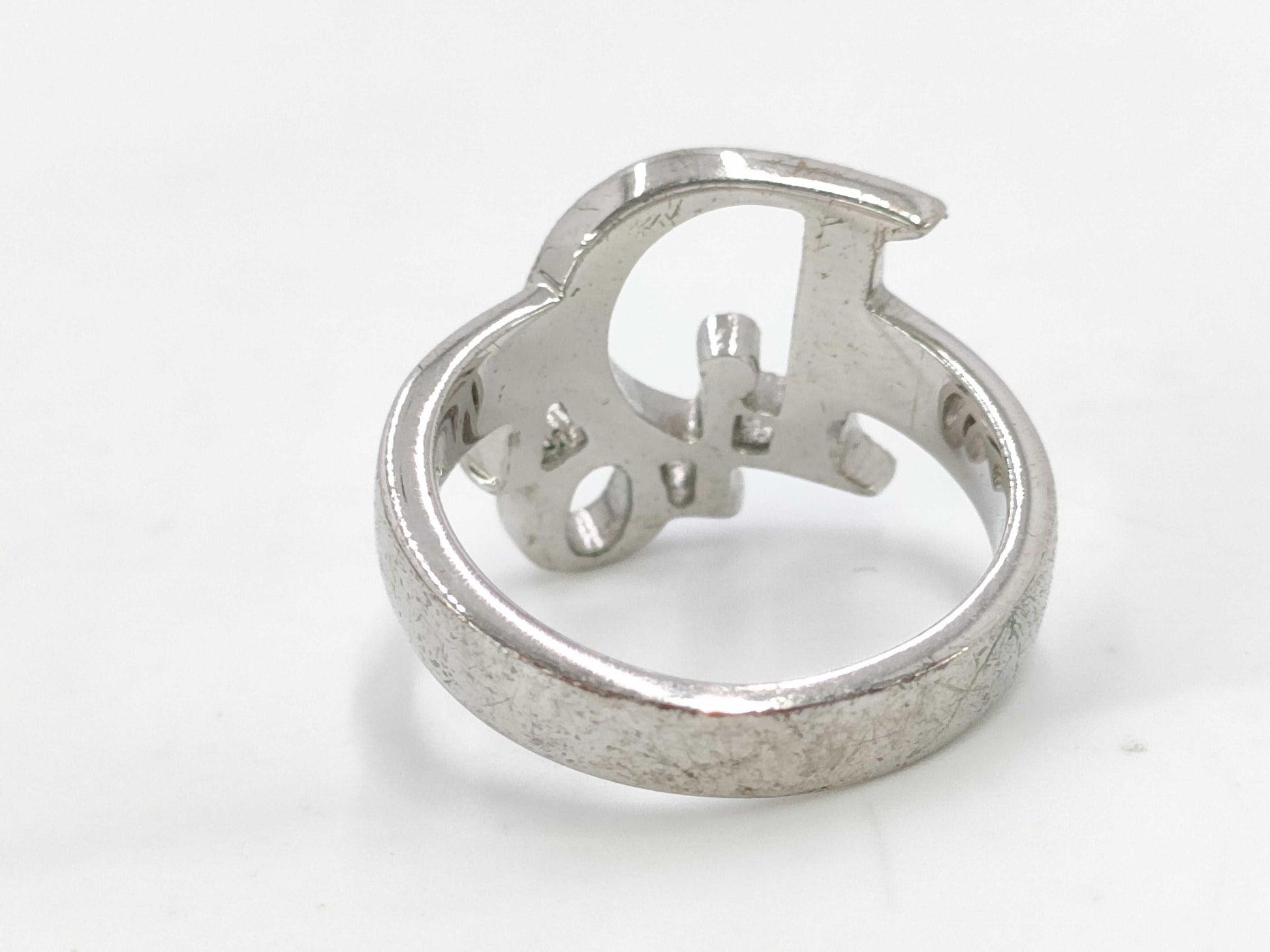 Dior logo stone ring