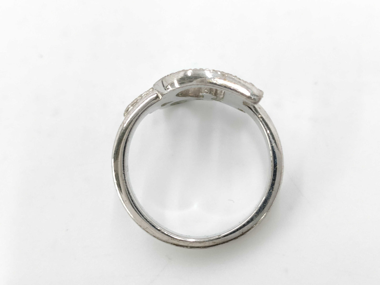 Dior logo stone ring