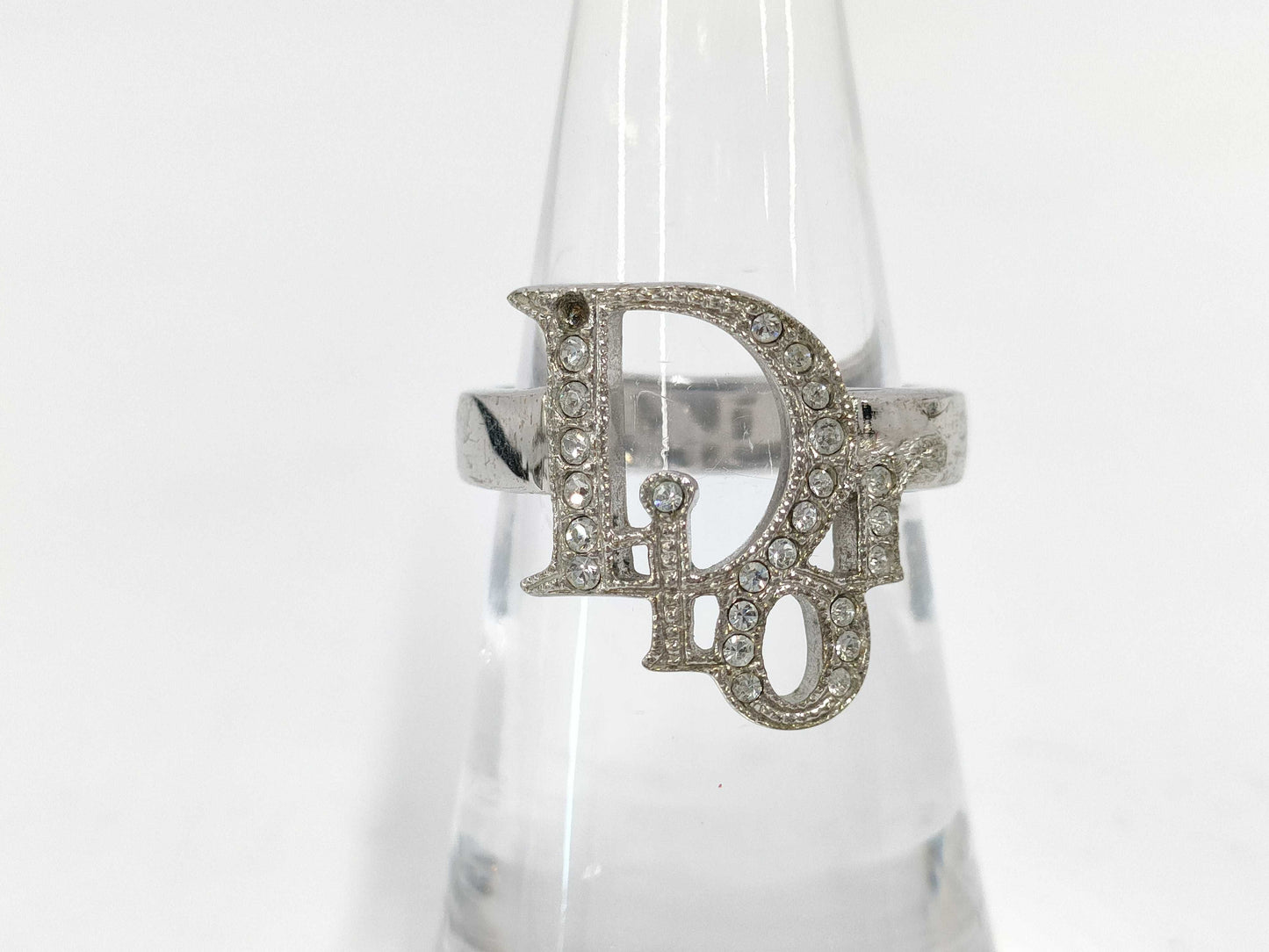Dior logo stone ring