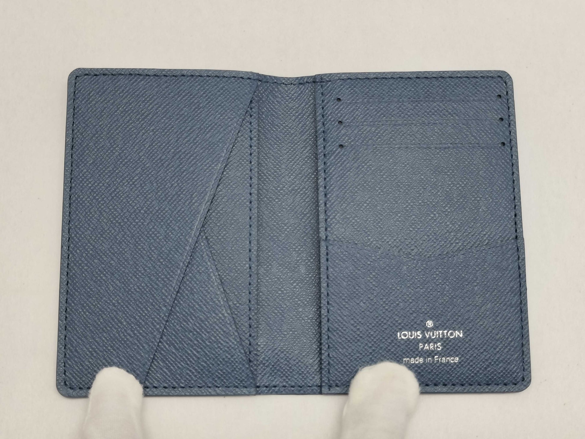 LOUIS VUITTON RFID Unverified MI3186 Taiga Organizer de Poche Card Case/Pass Case/Business Card Holder