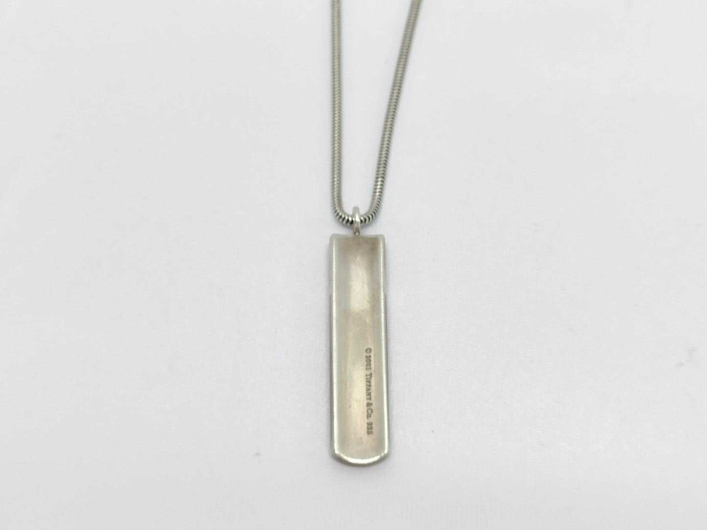 Tiffany & Co. 1837 Narrow Bar Necklace 925 Necklace