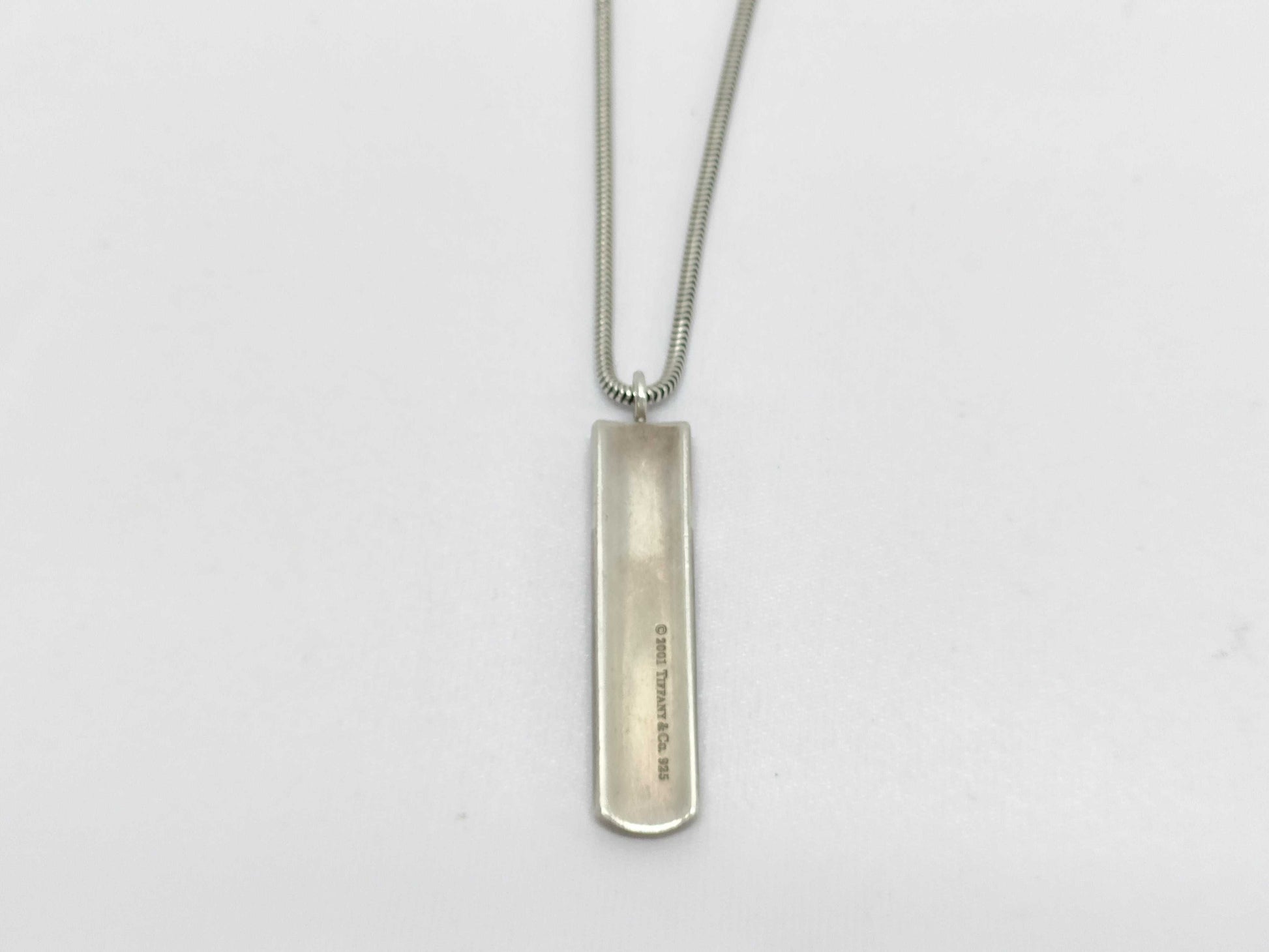 Tiffany & Co. 1837 Narrow Bar Necklace 925 Necklace