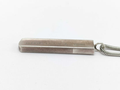 Tiffany & Co. 1837 Narrow Bar Necklace 925 Necklace