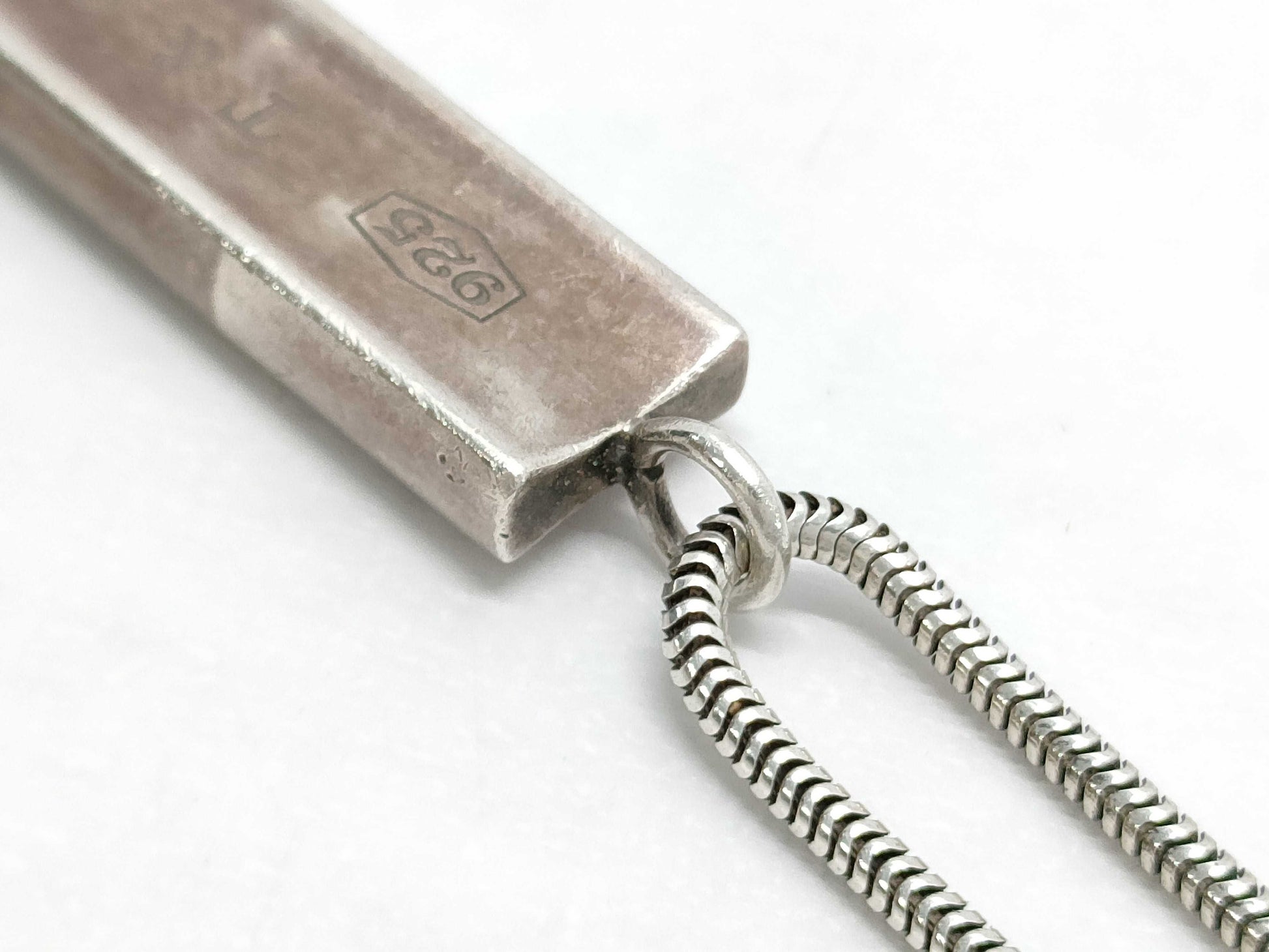 Tiffany & Co. 1837 Narrow Bar Necklace 925 Necklace