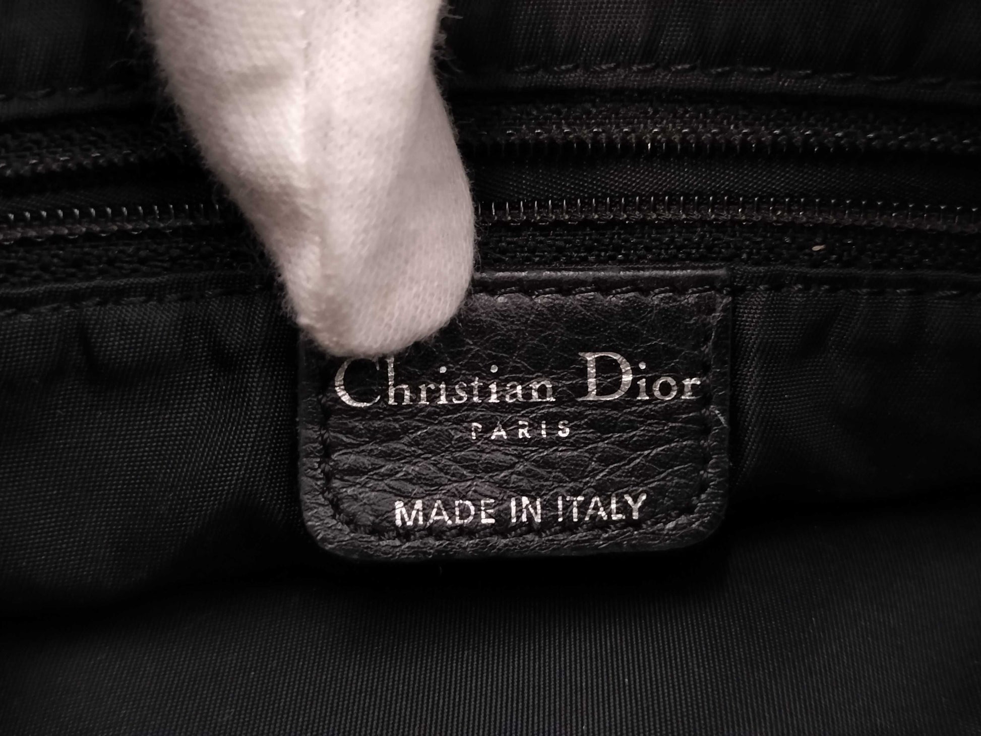 Dior Trotter logo plate crossbody bag shoulder bag