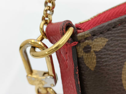 LOUIS VUITTON Monogram Shoulder Pallas Clutch Shoulder Bag