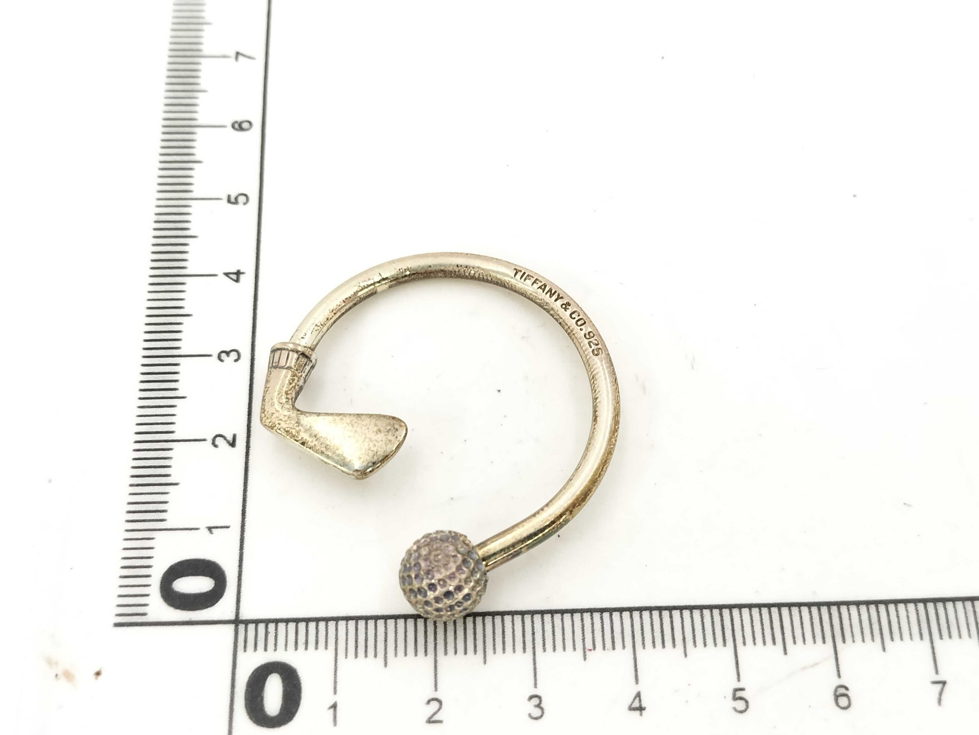 Tiffany & Co. 925 Golf Keychain 9.7g Key Case/Keychain