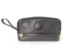 VERSACE VERSACE Leather Black Clutch Bag Second Bag