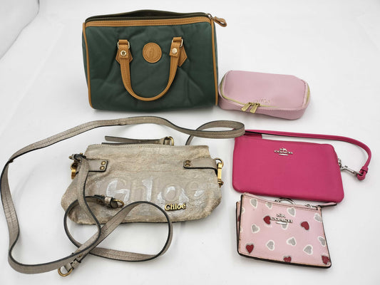 COACH Chloe Accessory Case Pouch Mini Bag *5-Piece Set Shoulder Bag