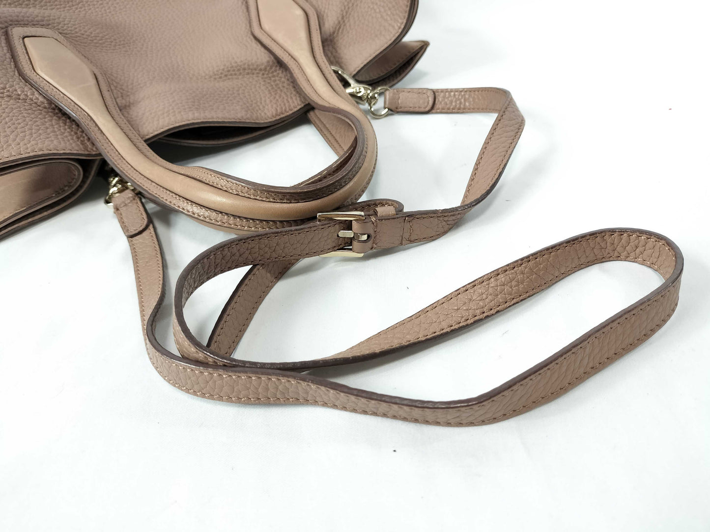 TOD'S Leather/Hand 2-Way/Light Pink Handbag
