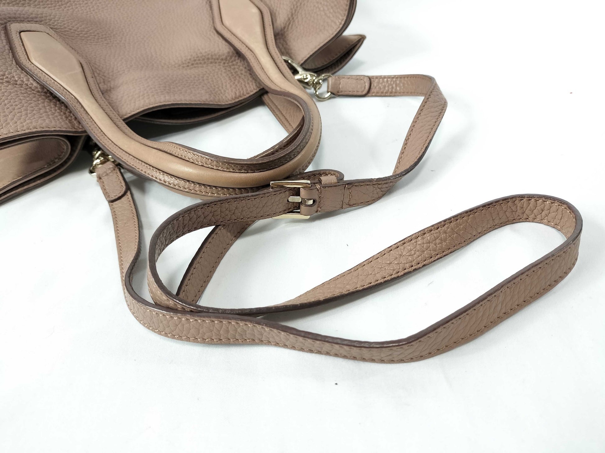 TOD'S Leather/Hand 2-Way/Light Pink Handbag
