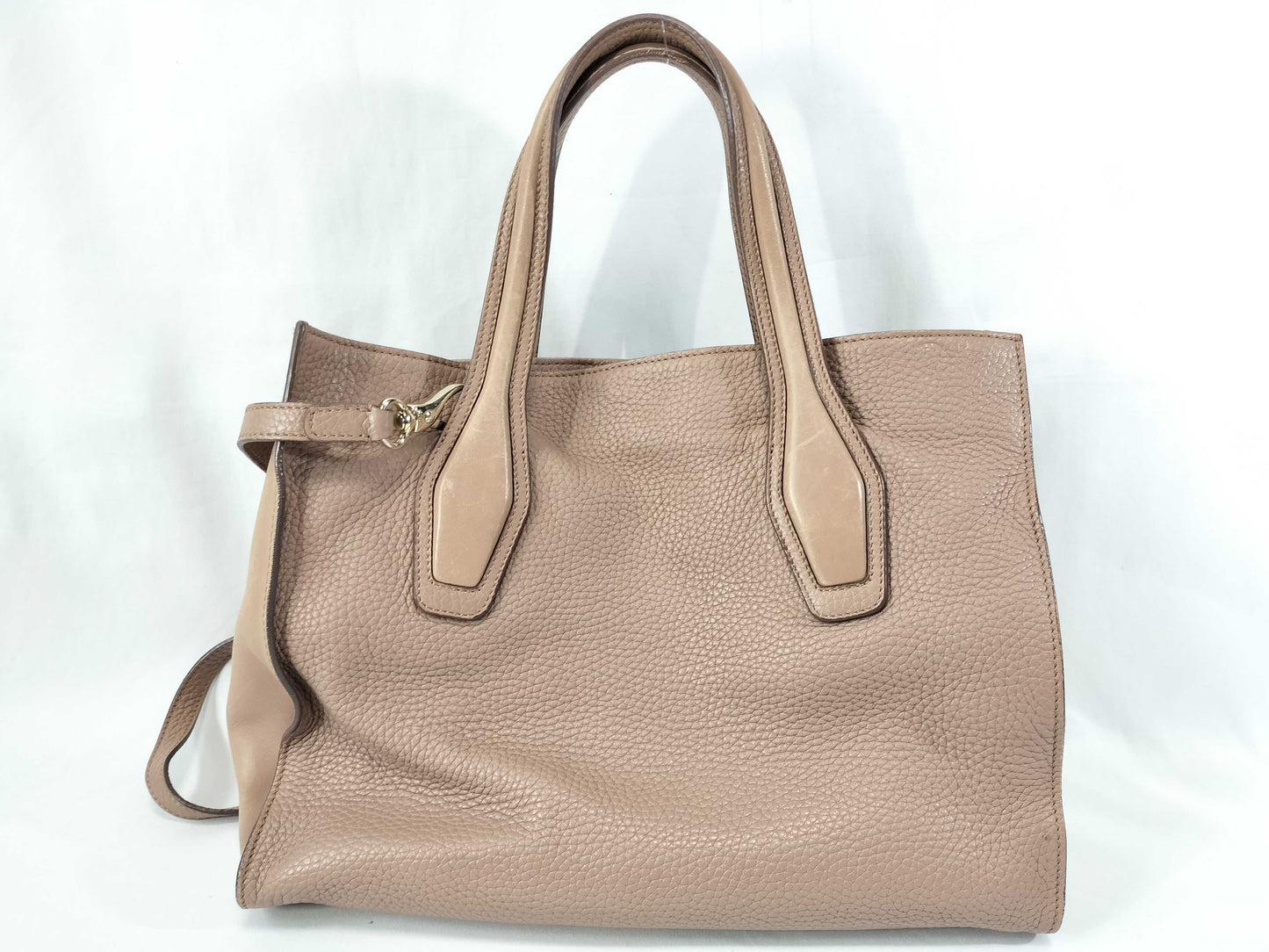 TOD'S Leather/Hand 2-Way/Light Pink Handbag