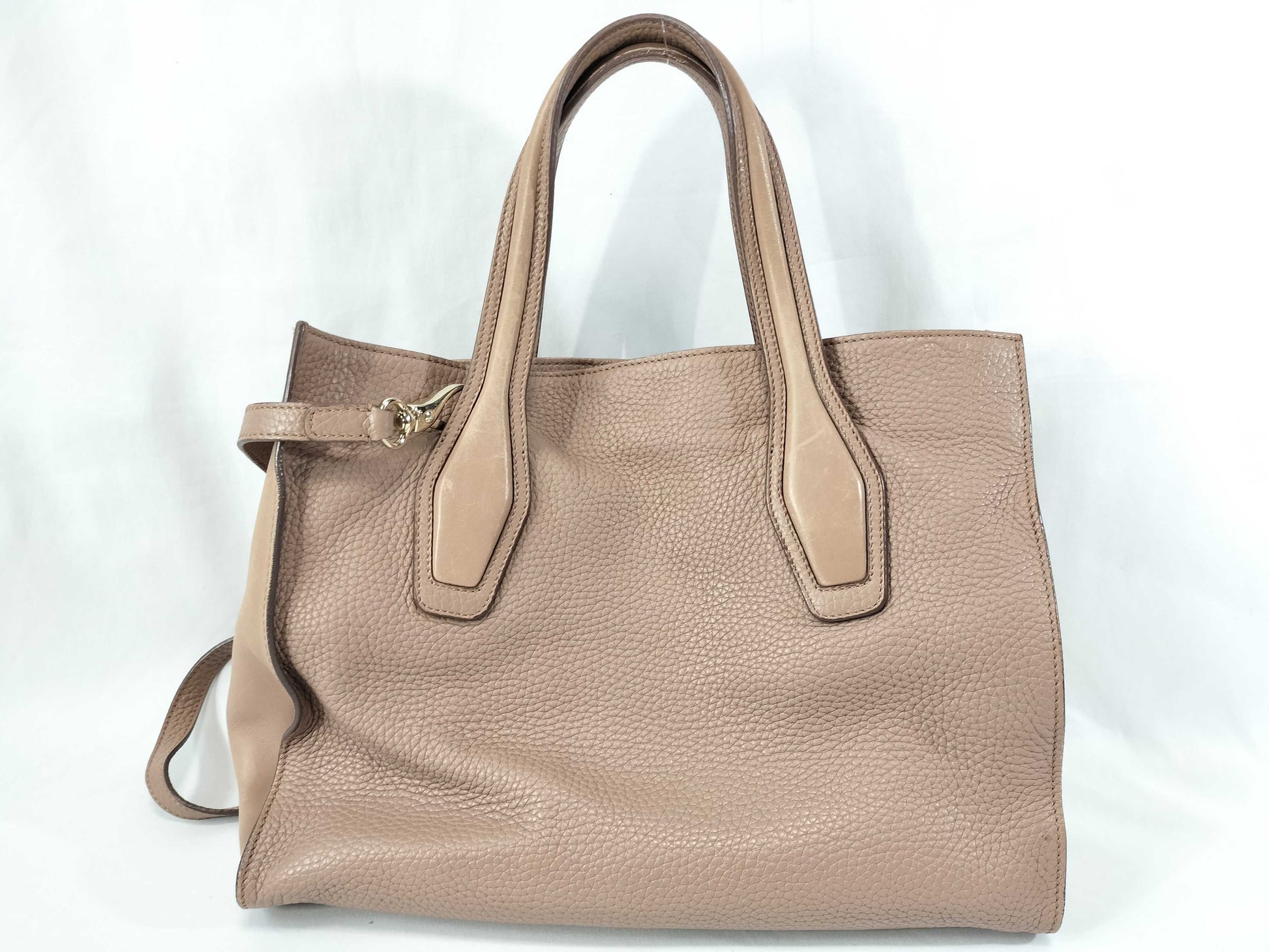 TOD'S Leather/Hand 2-Way/Light Pink Handbag