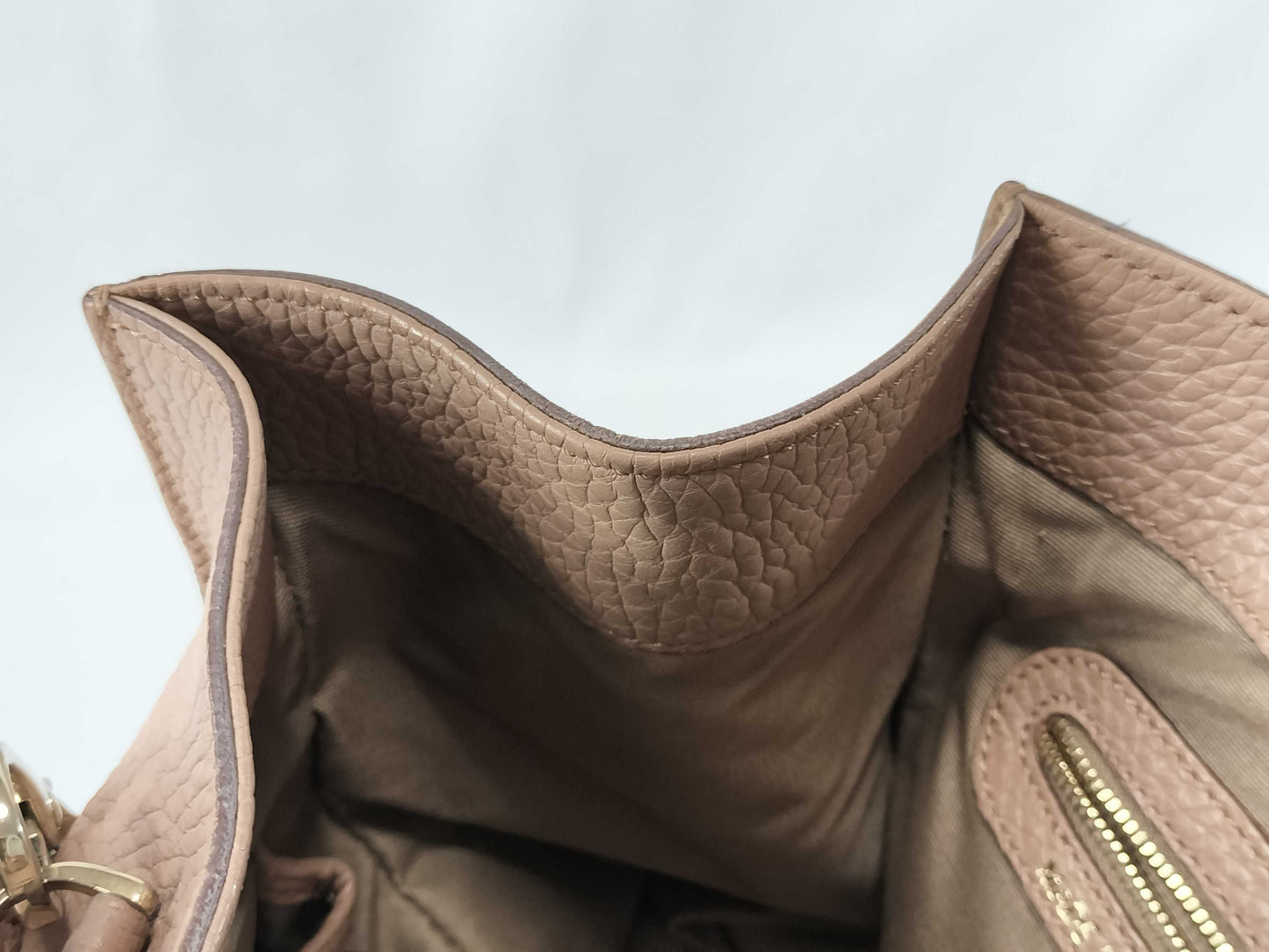 TOD'S Leather/Hand 2-Way/Light Pink Handbag