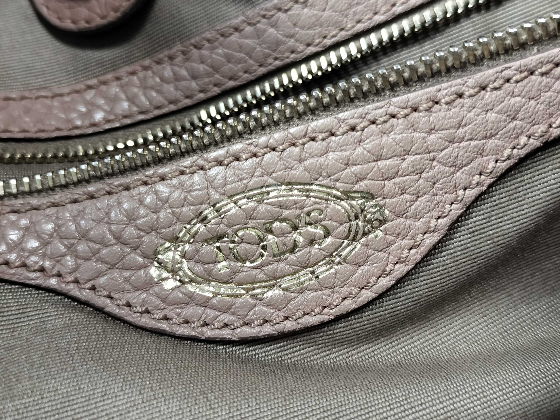 TOD'S Leather/Hand 2-Way/Light Pink Handbag