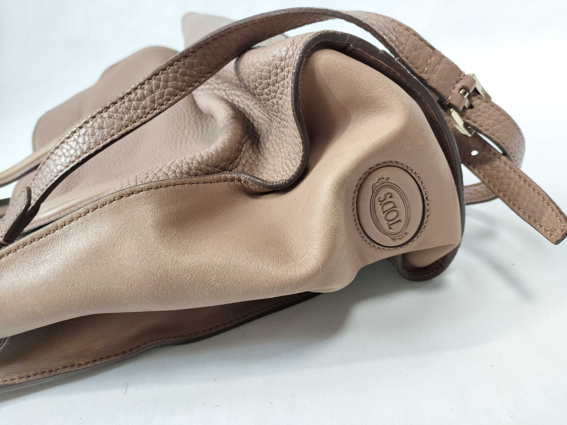 TOD'S Leather/Hand 2-Way/Light Pink Handbag