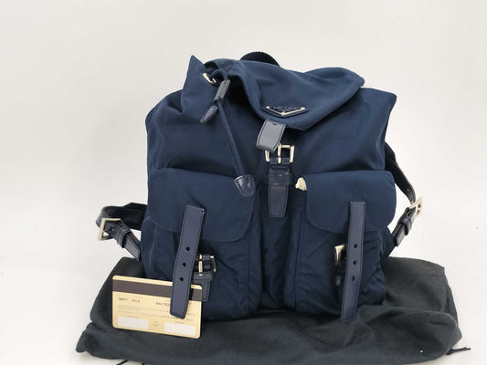 PRADA Nylon Backpack B6677 with Warranty