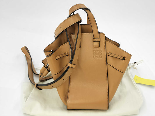LOEWE Hammock Mini Camel Shoulder Bag