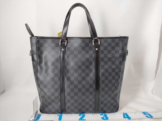 LOUIS VUITTON RFID Unverified DU2059 Damier Graphite Anton Tote Bag 