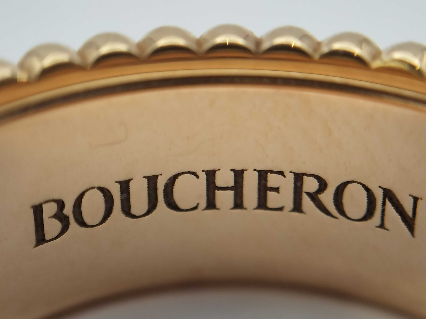 BOUCHERON Quatre #47 Diamond Au750 6.0g Ring 