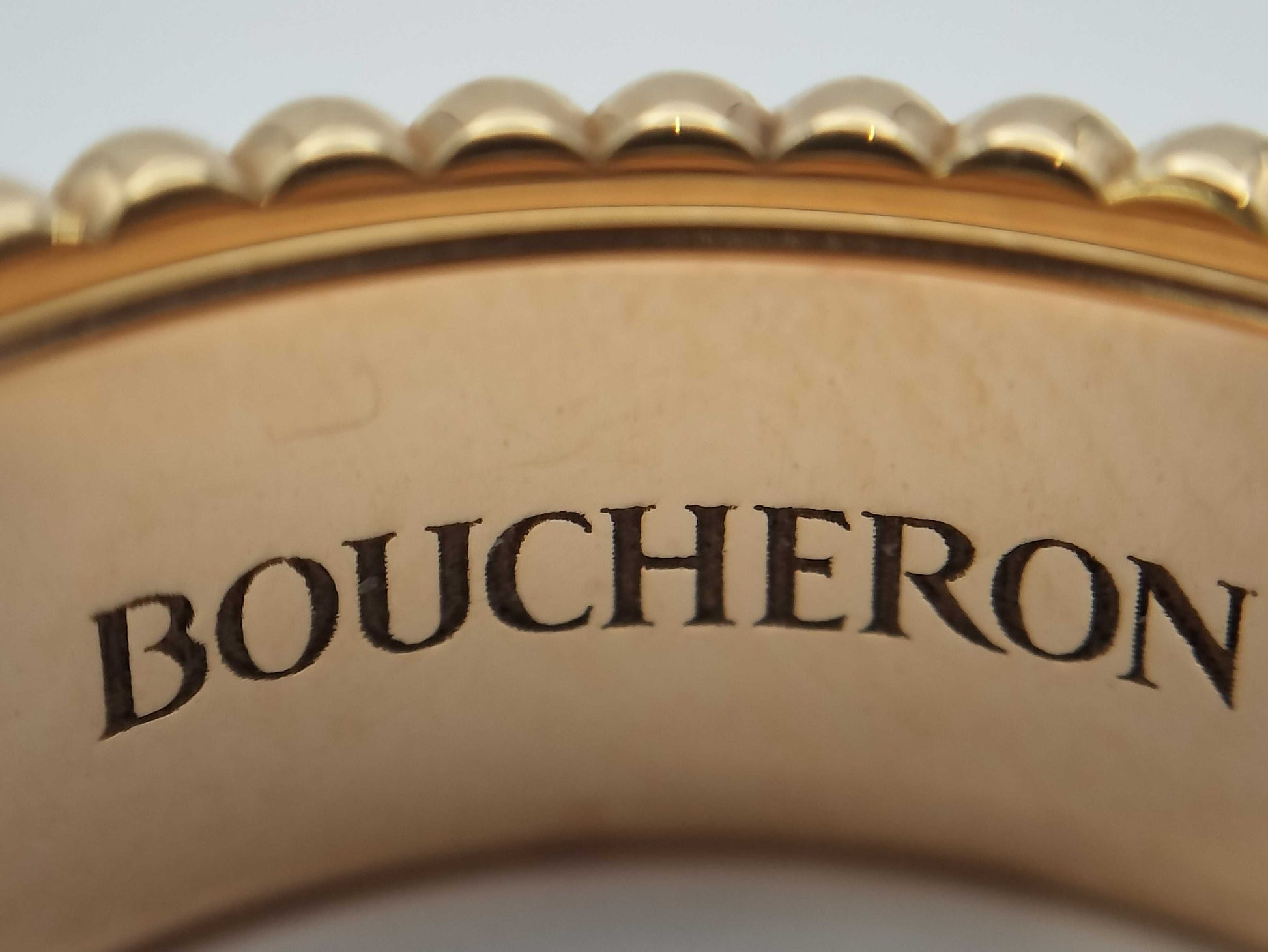 BOUCHERON Quatre #47 Diamond Au750 6.0g Ring 