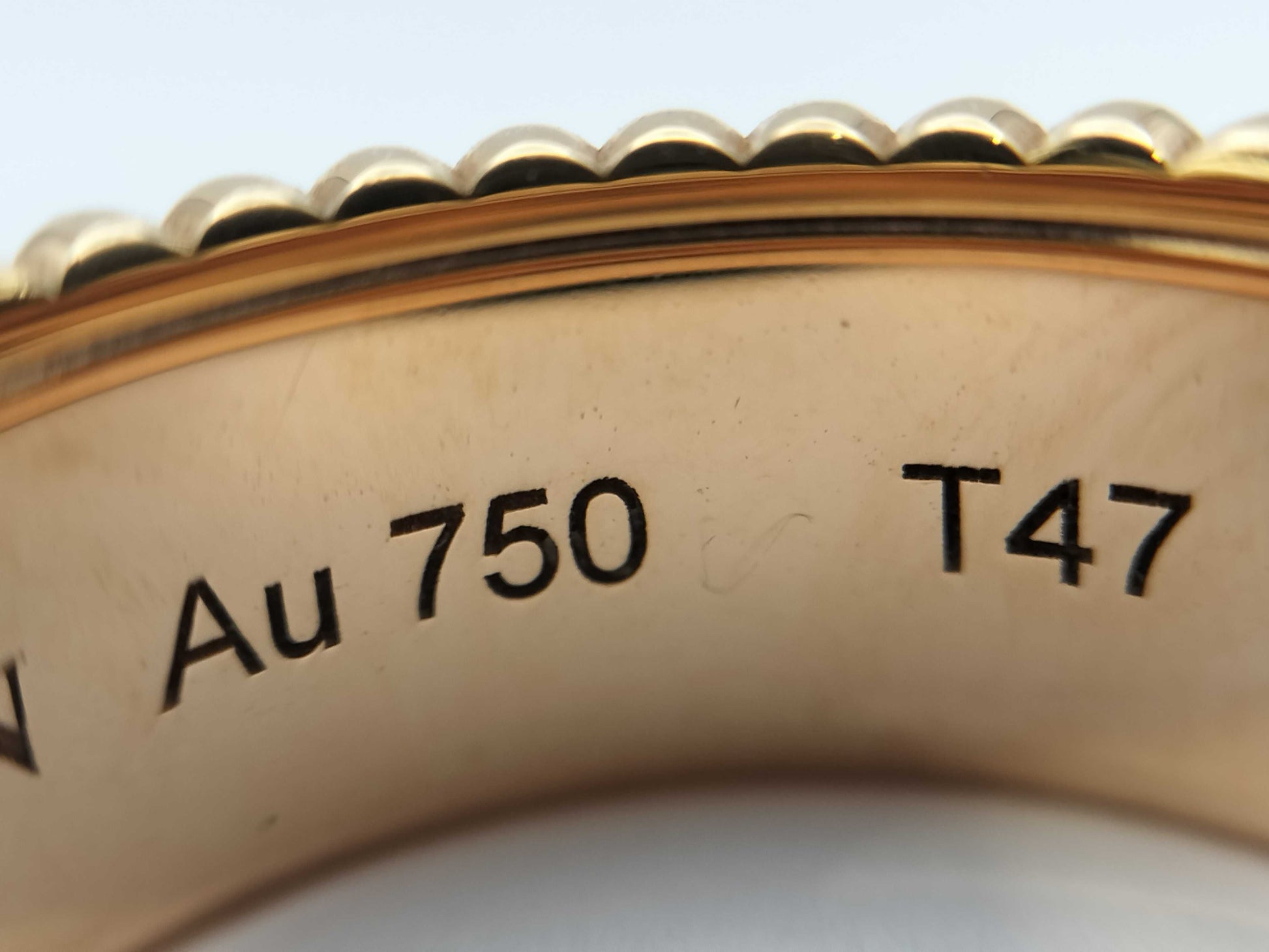 BOUCHERON Quatre #47 Diamond Au750 6.0g Ring 