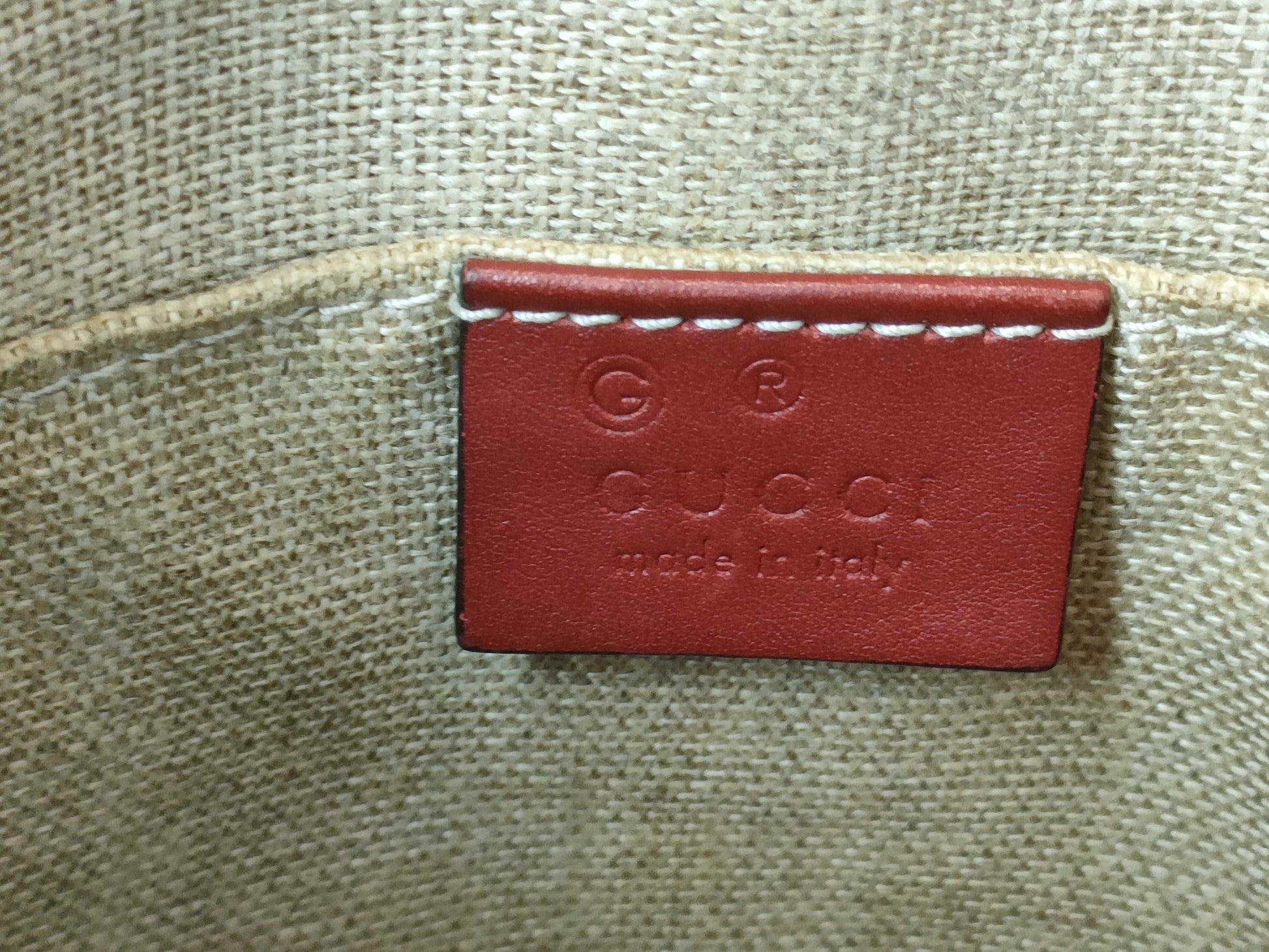 GUCCI 449654 2-Way Red Handbag