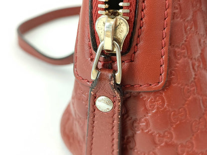 GUCCI 449654 2-Way Red Handbag
