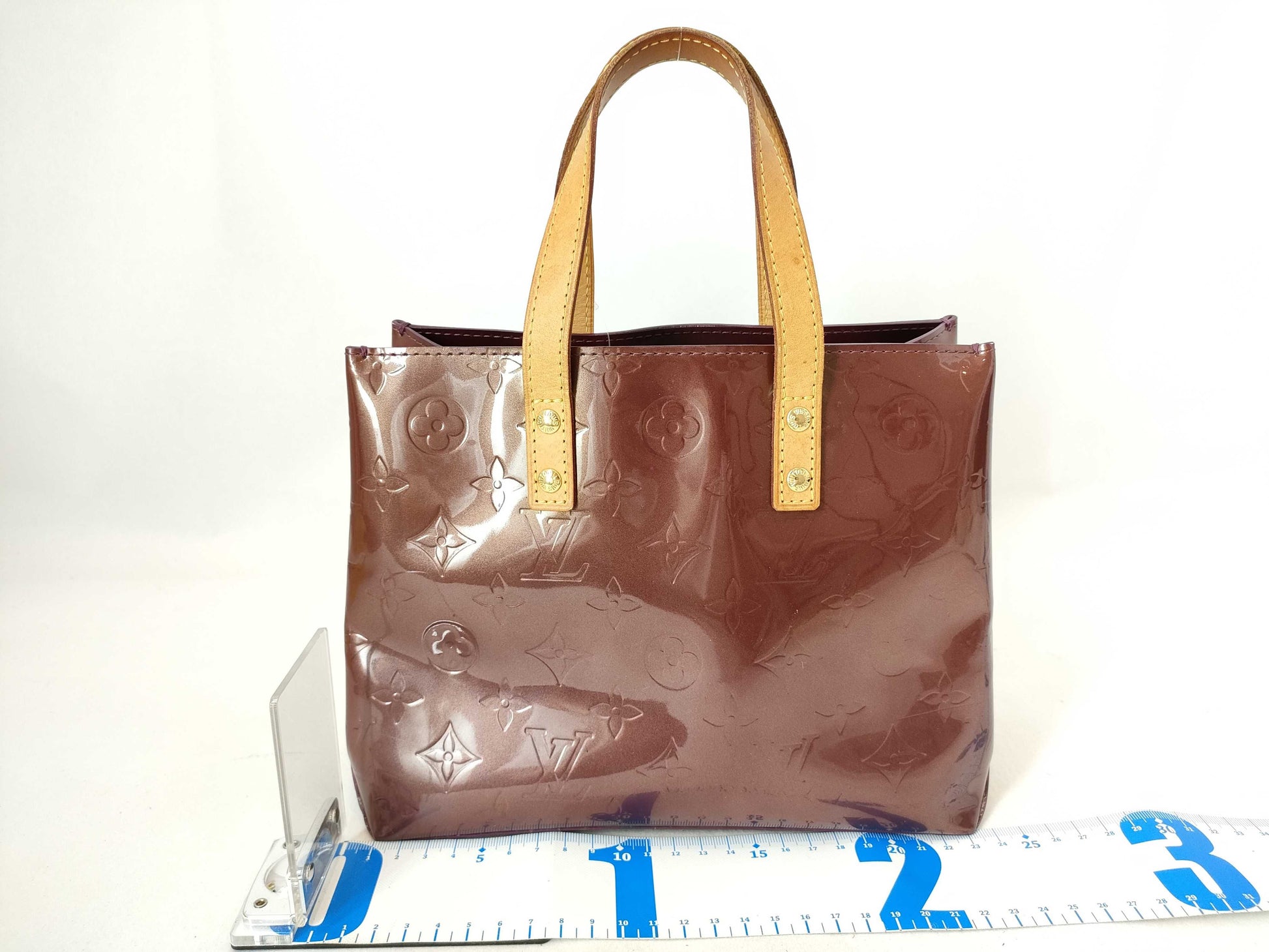 LOUIS VUITTON RFID verification failed MI4077 Vernis Reed PM handbag