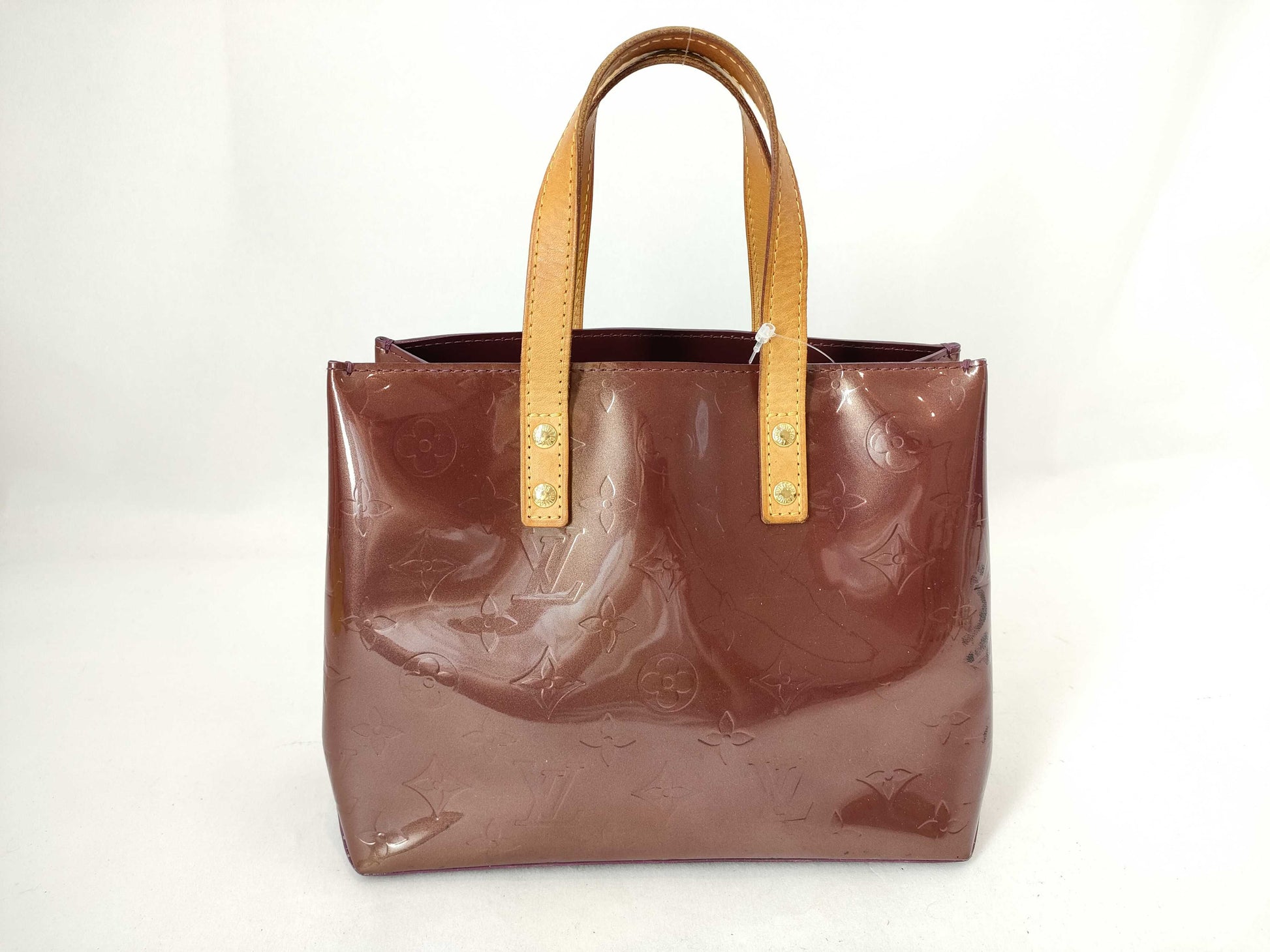 LOUIS VUITTON RFID verification failed MI4077 Vernis Reed PM handbag