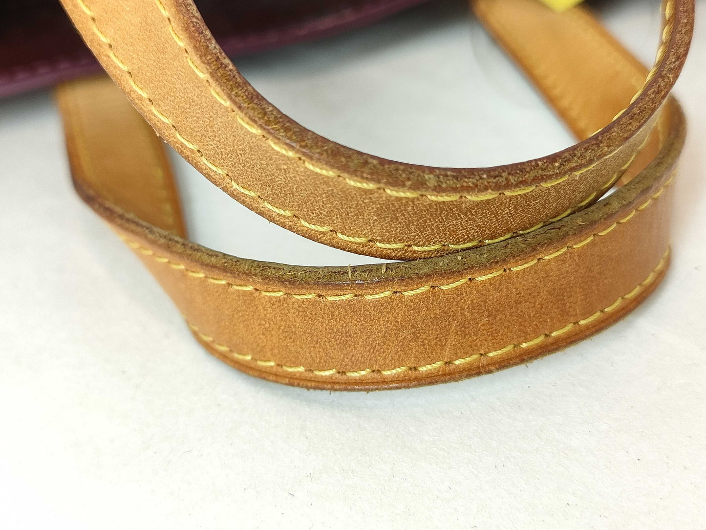 LOUIS VUITTON RFID verification failed MI4077 Vernis Reed PM handbag