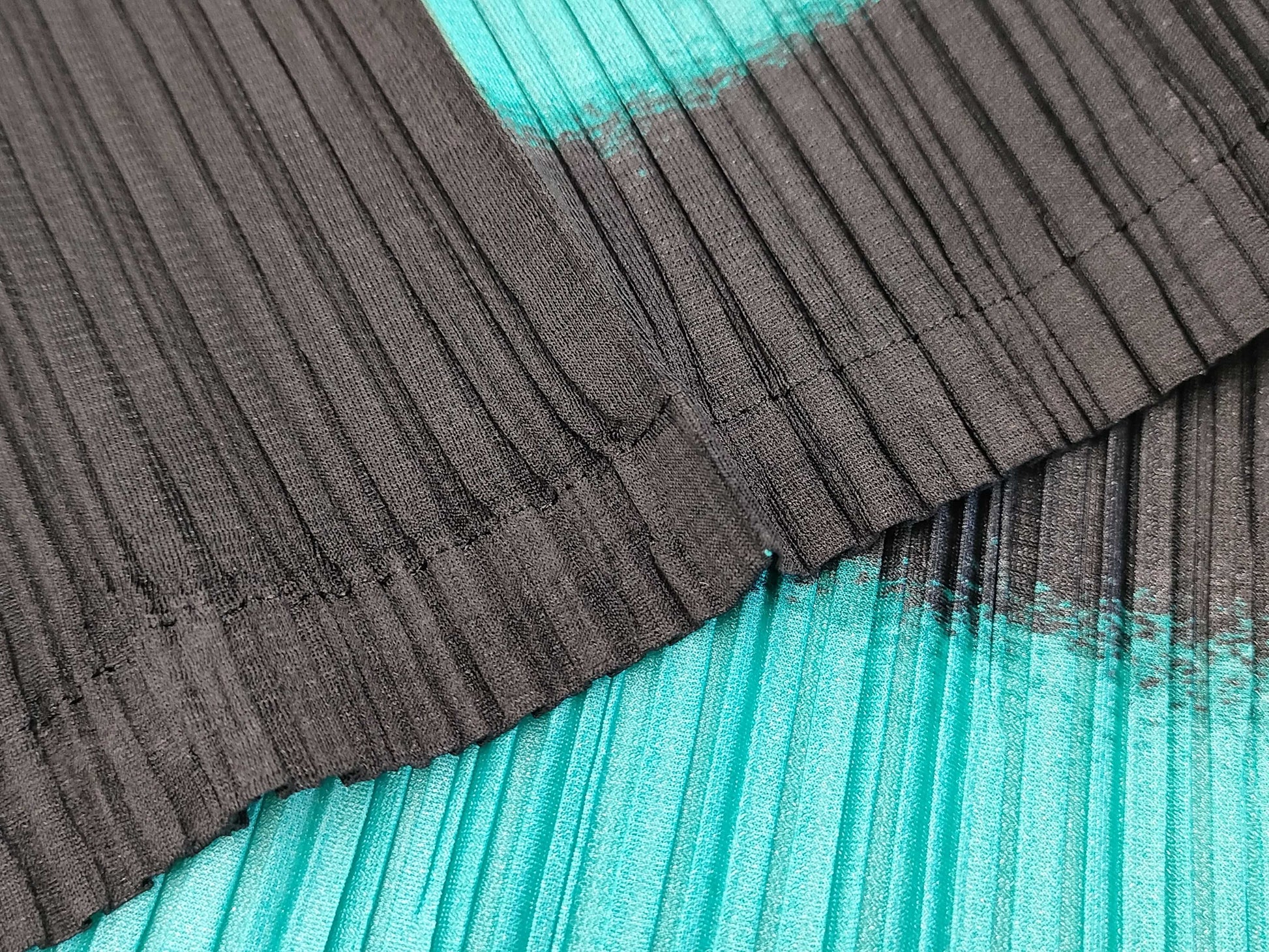 ISSEY MIYAKE Pleats Please Top Light Blue/Black/White Top