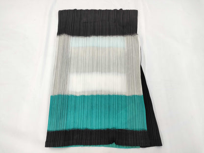 ISSEY MIYAKE Pleats Please Top Light Blue/Black/White Top