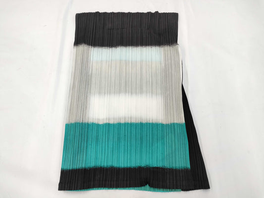 ISSEY MIYAKE Pleats Please Top Light Blue/Black/White Top