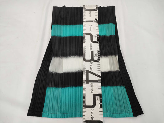 ISSEY MIYAKE Pleats Please Top Light Blue/Black/White Top