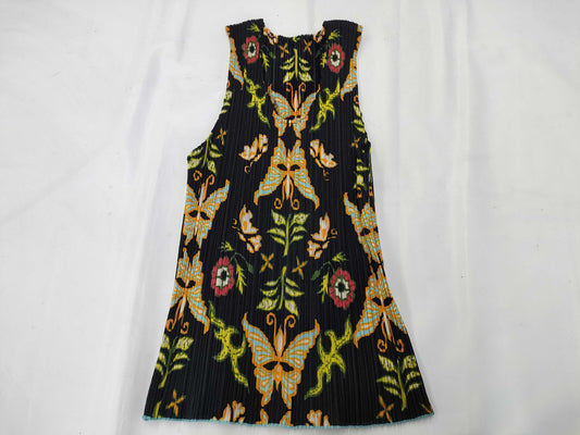 ISSEY MIYAKE Pleats Please Top, Butterfly Print