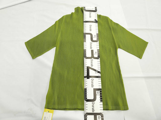 ISSEY MIYAKE Pleats Please Top Green Top