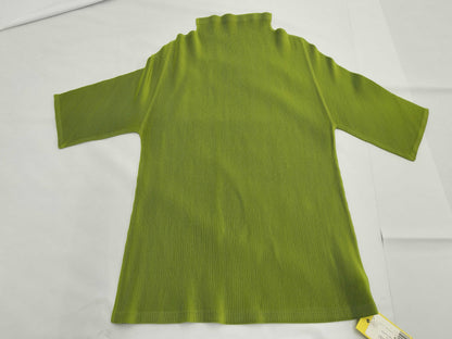 ISSEY MIYAKE Pleats Please Top Green Top