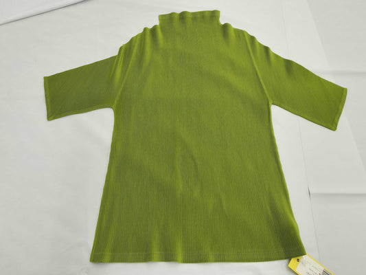 ISSEY MIYAKE Pleats Please Top Green Top