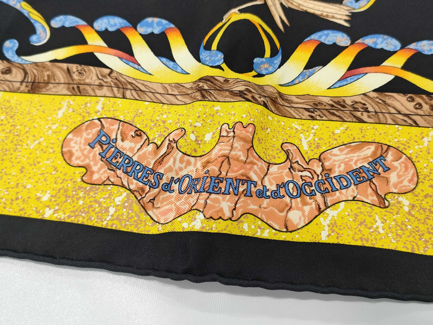 HERMES Carré Scarf with Eastern Stones and Western Stonework