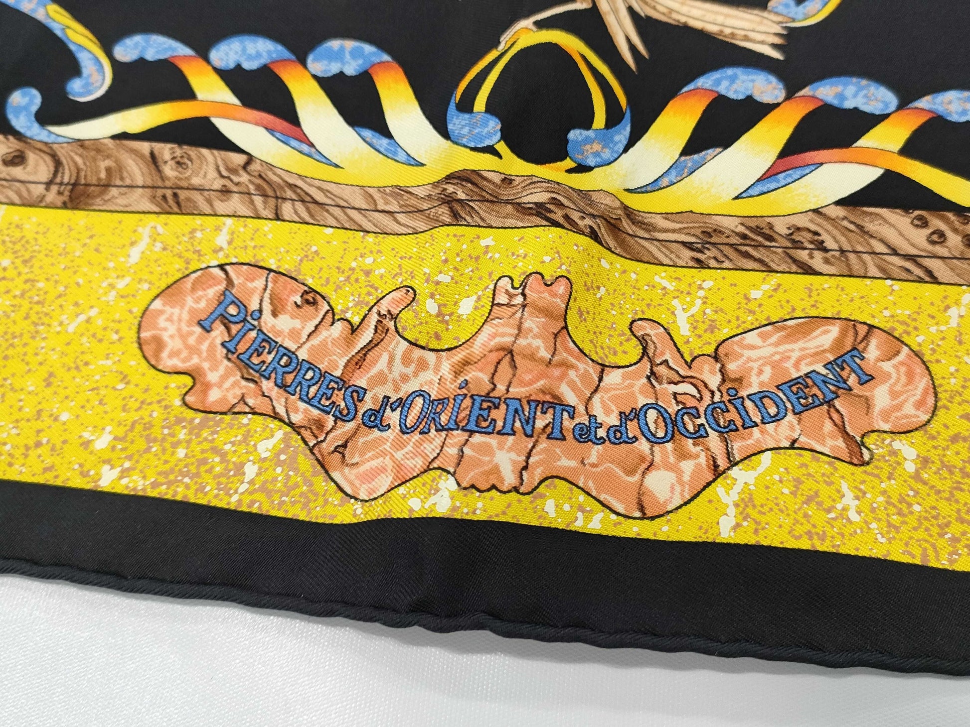 HERMES Carré Scarf with Eastern Stones and Western Stonework