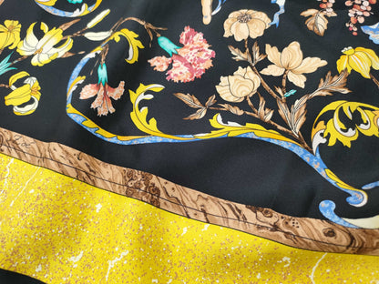 HERMES Carré Scarf with Eastern Stones and Western Stonework