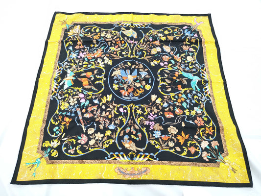 HERMES Carré Scarf with Eastern Stones and Western Stonework
