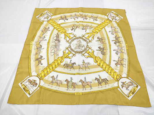 HERMES Carré LES ALLVERS DV CHEVAL Scarf