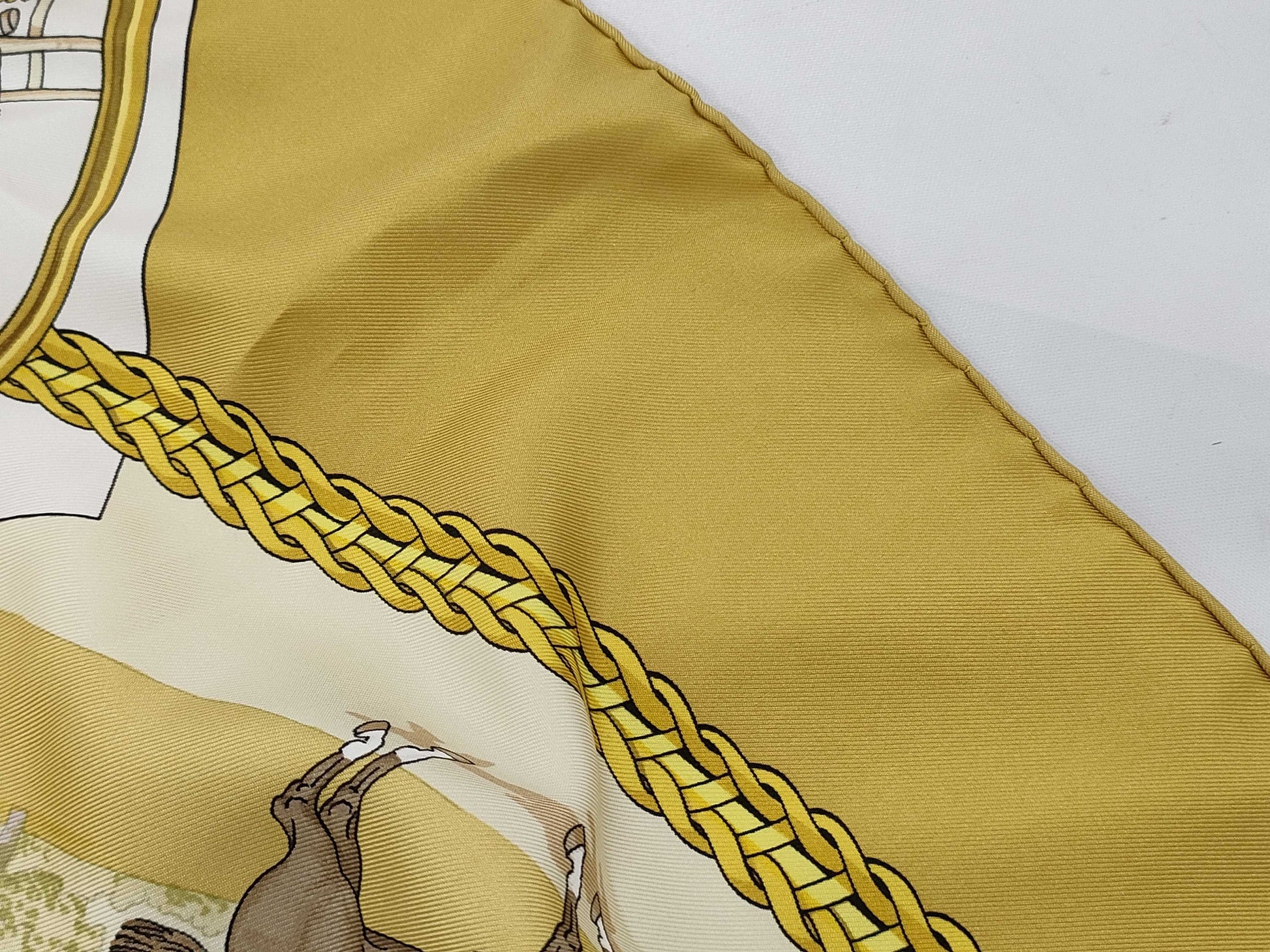 HERMES Carré LES ALLVERS DV CHEVAL Scarf