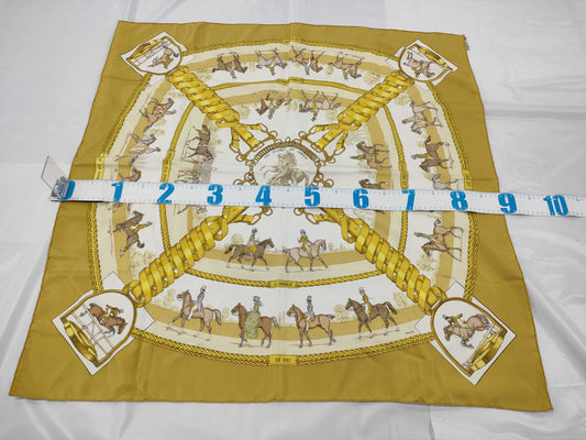 HERMES Carré LES ALLVERS DV CHEVAL Scarf